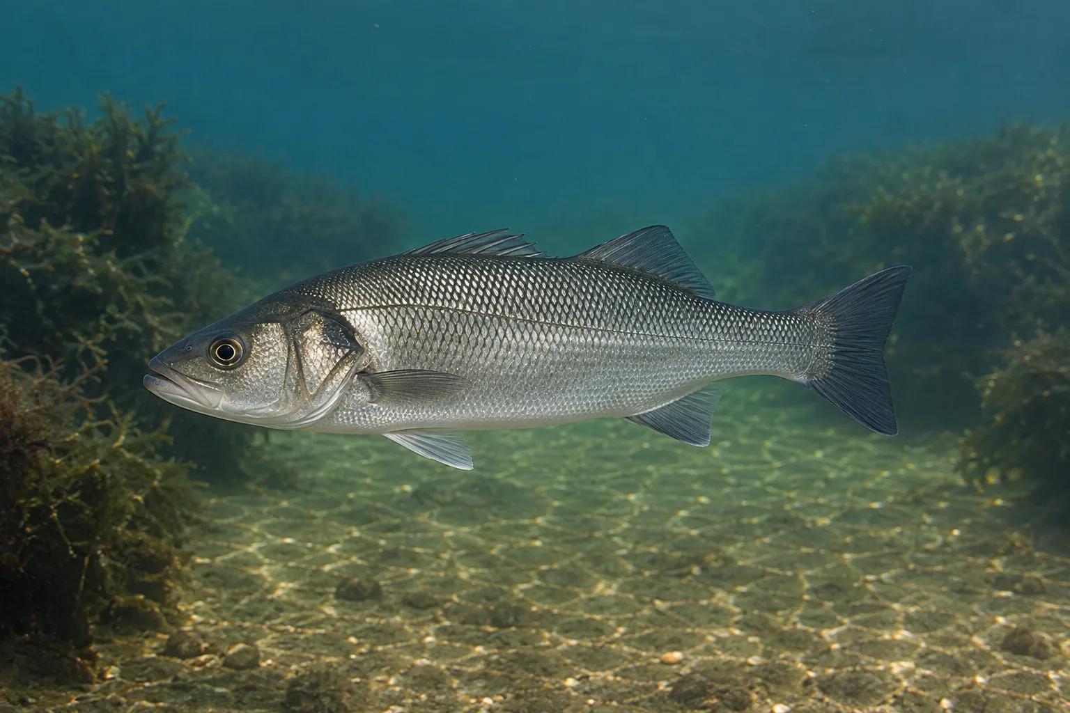 Robalo (Dicentrarchus labrax) — fotografia da espécie, ficha do Pesca Portugal